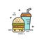 Fastfood Line Icon