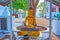 Fasting Ascetic Bhikkhu monk statue in Wat Phrathat Doi Kong Mu, Mae Hong Son, Thailand