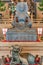 Fasting Buddha sculpture from Pakistan at Hatto (lecture hall) or Dharma Hall at Kencho-ji temple