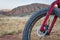 Fat bike at foothills of Colorado