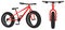 Fat bike mountain bicycle sport vector