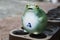 Fat ceramic frog