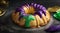 Fat Tuesday, traditional dishes and sweets, Magi pie, Royal Pie, King Cake