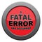 Fatal Error Dark Metal Icon