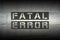 Fatal error GR