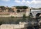 Fatebenefratelli Hospital with Tiber River in the foreground, Rome