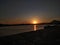 Fateh sagar lake sunset view at udaipur