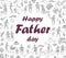 Father day greeting card