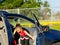 Father Drives Daughter to Cheerleader Practice