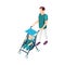 Father On Maternity Leave Icon