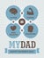 Father\'s Day creative design