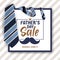 Father`s Day Sale Promotion Banner