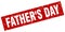 Father`s day stamp