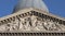 The Fatherland crowning the heroic and civic virtues. Pediment of Pantheon in Paris, by David d`Angers