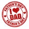 Fathers day stamp