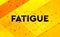 Fatigue abstract digital banner yellow background