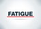 Fatigue Abstract Flat Background Design Illustration