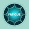 Fatigue magical glassy sunburst blue button sky blue background