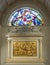 Fatima, Portugal, June 12, 2018: Interior of the Basilica of Our Lady of the Rosary in the shrine of Fatima