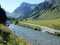 The Fatschbach stream in the beautiful Alpine valley Urner Boden