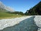 The Fatschbach stream in the beautiful Alpine valley Urner Boden