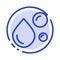 Fatty Acid, Fish Oil, Healthy Fat, Natural Oil, Omega Blue Dotted Line Line Icon