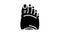 fatty foot edema glyph icon animation