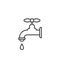 Faucet drop icon vector isolated 5
