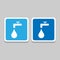 Faucet icons set great for any use. Vector EPS10.