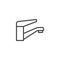 Faucet line icon