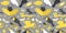 Fauna pattern gray yellow