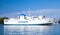 Fauno, white Italian ferry operated by Caremar