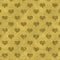 Faux Gold Foil Metallic Hearts Background