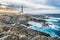 Favaritx Lighthouse in Minorca, Spain