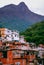 Favelas, slum dwellings on hills in Rio de Janeiro, Brazil