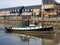 FAVERSHAM, KENT/UK - MARCH 29 : Small tug towing Cambria Thames
