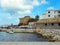 Favignana harbor in the early spring, Sicily