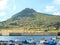 Favignana harbor in the early spring, Sicily, Italy