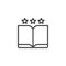 Favorite book outline icon