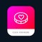 Favorite, Heart, Love, Loves Mobile App Button. Android and IOS Line Version