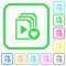 Favorite playlist vivid colored flat icons icons