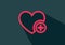 Favorites icon with plus symbol. Favorite icon, heart add plus sign, bookmark symbol, button