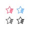 Favorites icon with plus symbol. Favorite icon, Star add plus sign, bookmark symbol, button