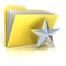 Favorites, star folder icon
