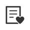 Favourite list icon