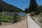 Fawn Lakes pathway in New Mexico.