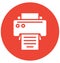 Fax, inkjet printers Isolated Vector Icon That can be easily edited in any size or modified.