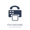 Fax Machine icon. Trendy flat vector Fax Machine icon on white b