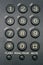 Fax machine keypad close-up