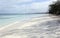 Fayaoue beach on the coast of Ouvea